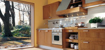 contemporary solid wood / stainless steel kitchen NATURASIA by Centro Stile GeD  GeD cucine