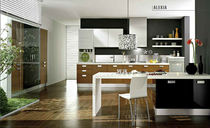contemporary solid wood / stainless steel kitchen ALEXIA 03 Gory Cucine