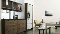 contemporary solid wood / stainless steel kitchen  Henrybuilt