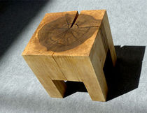 contemporary solid wood stool VIERKANT Peter Hook