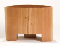 contemporary solid wood stool  Peter Hook
