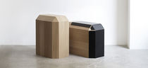 contemporary solid wood stool HIDDENSKIN by Benjamin Graindorge YMER&MALTA