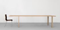 contemporary solid wood table LINEAR   Sanktjohanser