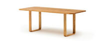 contemporary solid wood table COM:CI HOLZ MANUFACKTUR