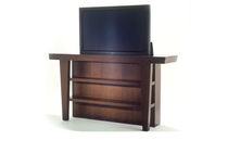 contemporary solid wood TV cabinet PHENIX PHILIPPE HUREL