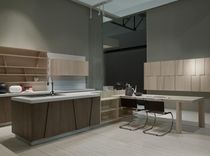 contemporary solid wood / wood veneer kitchen TRAPEZIO GRATTAROLA