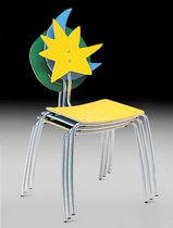 contemporary stacking chair AGATHA AMAT - 3