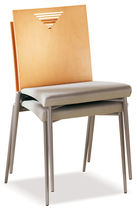 contemporary stacking chair EURO by Jan Sabro Vibiemme