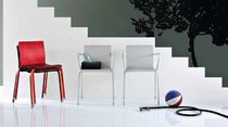contemporary stacking chair T-TINA by D'urbino Lomazzi Robots