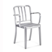 contemporary stacking chair with armrests HERITAGE: HER-A by Philippe Starck emeco
