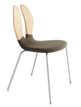 contemporary stacking chair BLADES BY JAKOB WAGNER Fornasarig