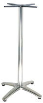 contemporary stainless steel high bar table base 4 Grattoni Olfino