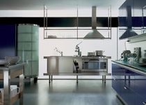contemporary stainless steel kitchen PROFILE EFFETI INDUSTRIE