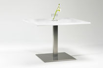 contemporary stainless steel table base (square) 5520 LOEWENSTEIN