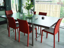 contemporary steel dining table HUF HAUS SAXUM
