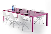 contemporary steel dining table  MATABLA
