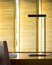 contemporary steel table lamp PLATE by Florian Brillet  Ligne Roset France