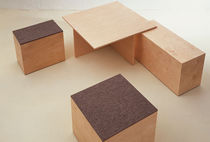 contemporary stool SOCIAL CUBE  Sanktjohanser