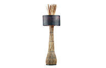 contemporary straw floor lamp MAL&Egrave;: BB8LB2300 Atmosphera
