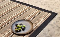 contemporary striped rug in sisal FUN : MAHON NATURTEX