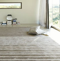 contemporary striped rug VISCOSA  Ligne Roset France