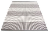 contemporary striped rug in cotton (handmade) DUETTO STRIPE HANNA KORVELA DESIGN