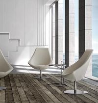 contemporary swivel armchair RIVA by  GRASSOLER