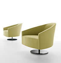 contemporary swivel armchair GLOB mimo contract