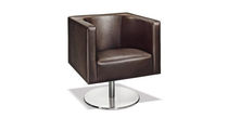 contemporary swivel armchair ALEX by Heinz Klein NEUE WIENER WERKSTAETTE