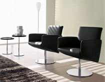 contemporary swivel armchair WAIT by S.T.C. Calligaris Italian home design since 1923