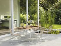 contemporary table and chairs set for gardens PAN  Garpa