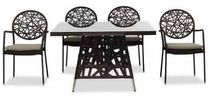 contemporary table and chairs set for gardens FREESTYLE HARTMAN