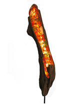 contemporary table lamp in recycled material DRIFTWOOD LAMPS I  by Rebecca Asquith rebecca asquith furniture object