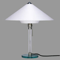 contemporary table light (cotton) WG 28 by Wilhelm Wagenfeld Tecnolumen