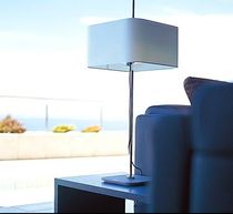 contemporary table light (cotton) BANDA by Hans Karuga ROLF BENZ