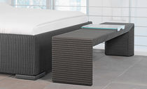 contemporary upholstered bench BRIDGE Accente