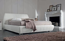 contemporary upholstered double bed GRAFFITI : ECOPELLE Mobilificio Florida
