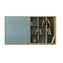 contemporary wall bookcase HOTZE II by Peter Tromop Pilat & Pilat