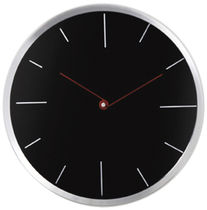 contemporary wall clock RED DIAL KARE Design