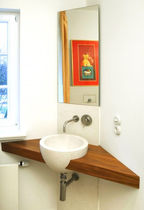 contemporary wall-hung corner washbasin cabinet  Valentin Schmidt