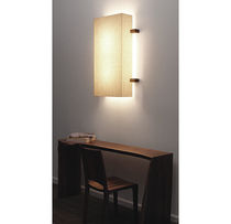 contemporary wall light (linen) LINEN SCONCE Hudson Furniture