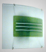 contemporary wall light (blown glass, handmade) FUSING Crisbase Glass Export 