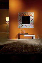 contemporary wall mirror BYRON COIM