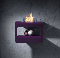 contemporary wall-mounted fireplace (bioethanol open hearth) OPEN BRANDONI