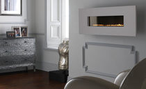 contemporary wall-mounted fireplace (gas closed hearth, vent-free) GRAND LIMESTONE Superior Fires