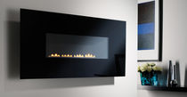 contemporary wall-mounted fireplace (gas closed hearth, vent-free) BELLEVUE Superior Fires