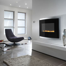 contemporary wall-mounted fireplace (gas closed hearth, vent-free) RADIUM Chesney 