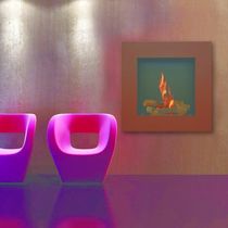 contemporary wall-mounted fireplace (bioethanol open hearth) BOX-BOX by Climart Climart