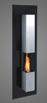 contemporary wall-mounted fireplace (wood-burning open hearth) RIV-LEGL GIGLI MEGLIO