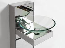 contemporary wall-mounted washbasin cabinet MIROX  SOLMET